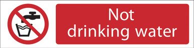 Draper -  Not Drinking Water' Prohibition Sign