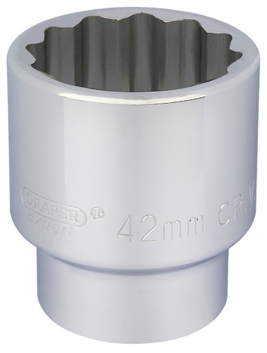 Draper - 3/4inch Sq. Dr. 12 Point Socket 42mm