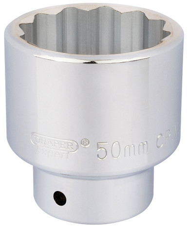 Draper - 3/4inch Sq. Dr. 12 Point Socket 50mm