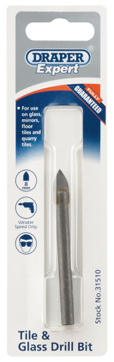 Draper - Tile and Glass Drill Bit 8mm