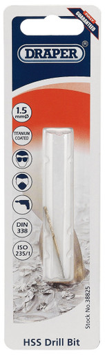 Draper - 1.5mm HSS Titanium Drill Bit