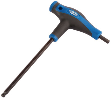 Draper - 5.0mm Soft Grip 'T' Handle Hexagon and Ball End Key