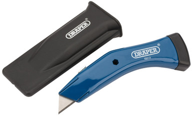 Draper -  Heavy Duty Retractable Trimming Knife with Quick Change Blade Facility