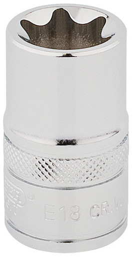 Draper - 1/2inch Sq. Dr. Draper - TX-STAR Socket (E18)