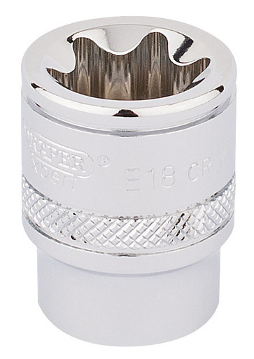 Draper - 3/8inch Sq. Dr. Draper - TX-STAR Socket E18