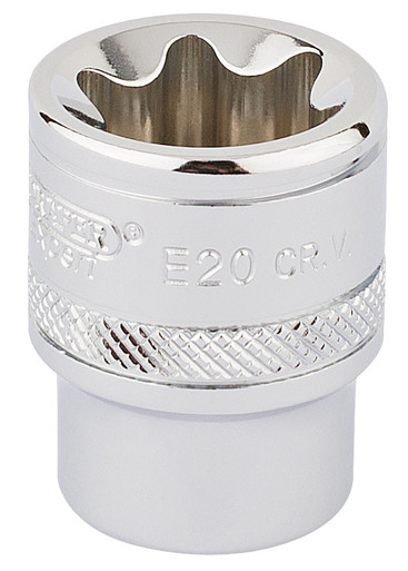 Draper - 3/8inch Sq. Dr. Draper - TX-STAR Socket E20