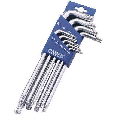 Draper - Draper - TX-STAR 1/2 Ball End Key Set 9 Piece