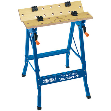 Draper - 600mm Tilt and Clamp Fold Down Workbench