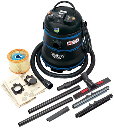 Draper - 35L 1200W 230V M-Class Wet and Dry Vacuum Cleaner