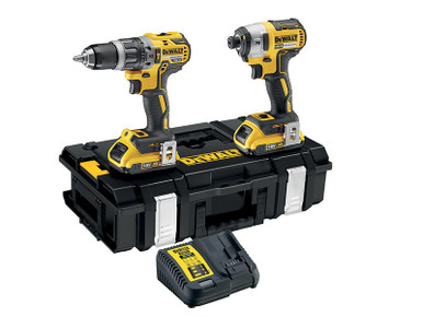 DeWALT DCK266D2 XR Brushless Twin Pack 18V 2 x 2.0Ah Li-ion