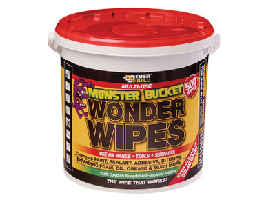 Everbuild Monster Wonder Wipes (Tub 500)