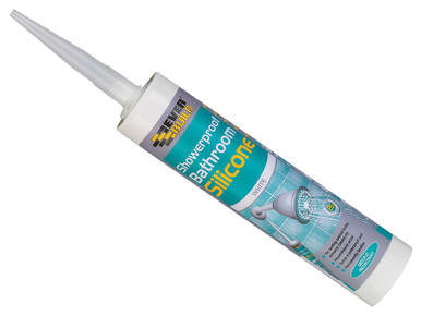 Everbuild Showerproof Bathroom Silicone White 280ml