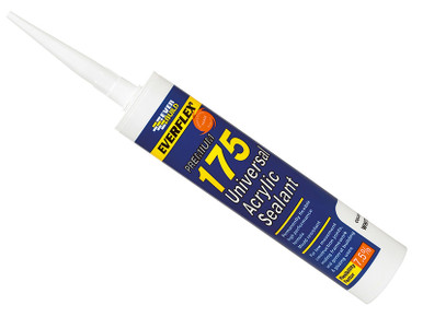Everbuild Everflex 175 Universal Acrylic Sealant Brown 300ml