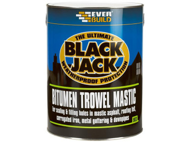 Everbuild Black Jack 903 Bitumen Trowel Mastic 1 litre