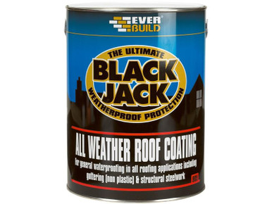 Everbuild Black Jack 905 All Weather Roof Coating 5 litre