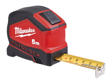 Milwaukee Hand Tools Autolock Tape Measure 5m (Width 25mm) (Metric only)