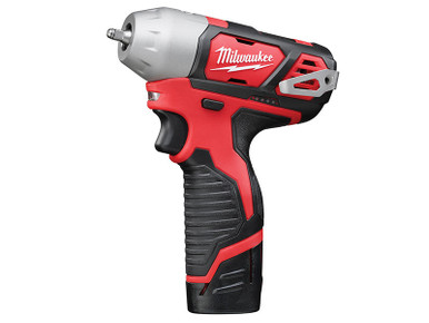 Milwaukee Power Tools M12 BIW14-202C Sub Compact 1/4in Impact Wrench 12V 2 x 2.0Ah Li-ion