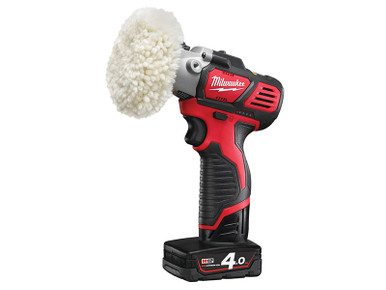 Milwaukee Power Tools M12 BPS-421X Cordless Sander/Polisher 12V 1 x 4.0Ah/1 x 2.0Ah Li-ion