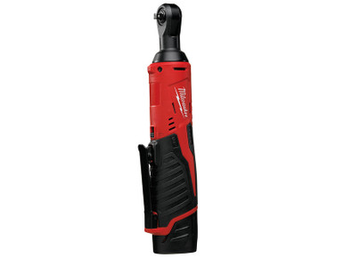 Milwaukee Power Tools M12 IR-201B Sub Compact 1/4in Impact Ratchet 12V 1 x 2.0Ah Li-ion