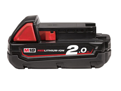 Milwaukee Power Tools M18 B2 REDLITHIUM-ION Slide Battery Pack 18V 2.0Ah Li-ion