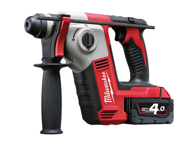 Milwaukee Power Tools M18 BH-402C 2 Mode SDS Hammer 18V 2 x 4.0Ah Li-ion