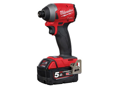 Milwaukee Power Tools M18 FID2-502X FUEL 1/4in Hex Impact Driver 2 x 5.0Ah Li-ion