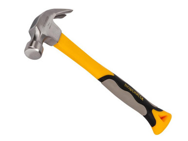 Roughneck Claw Hammer with Fibreglass Shaft 454g (16oz)