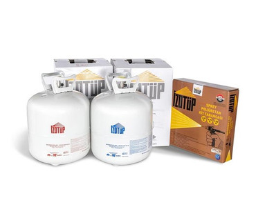 Izotup 600 Spray Foam Kit - 600 Tanks with Spray Gun, 5m Hoses & 10 Mixed Nozzles