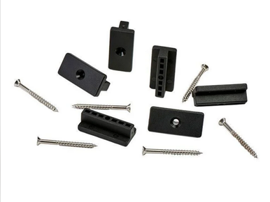 Cladco WPC Composite Decking T-Clips Fixings and Screws (Pack of 100)