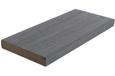 NewTechWood UltraShield Composite Decking Essentials Graphite Grey 3.6m Grooved Edge Deckboard 23x140mm