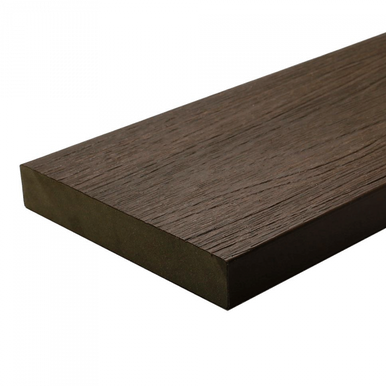 NewTechWood UltraShield Composite Solid Decking Naturale Walnut 3.6m Fascia board 15x180mm