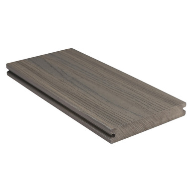 NewTechWood UltraShield PRO Composite Decking Lava Grey 4.8m Grooved Edge Deckboard 23x138mm