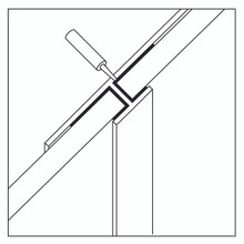 Showerwall Compact 3mm x 2450mm Continuous Run Trim