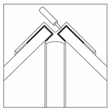 Showerwall Compact 3mm x 2450mm Internal Corner Trim