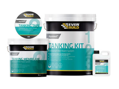 Everbuild Aquaseal Wet Room System Kit 4.5m