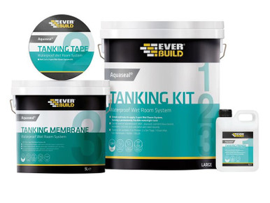Everbuild Aquaseal Wet Room System Kit 7.5m