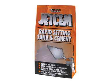 Everbuild Jetcem Premix Sand & Cement 12kg (2 x 6kg Packs)