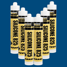 Everbuild Tecnic Silicone 825 LM 380ml White (Pack of 6)