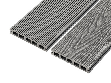 Cladco WPC Woodgrain Hollow Reversible Composite Decking Boards