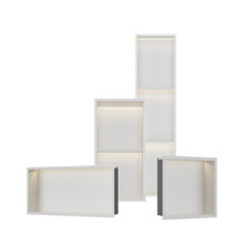 INSL8 Stainless Steel Matte White Shower Niche