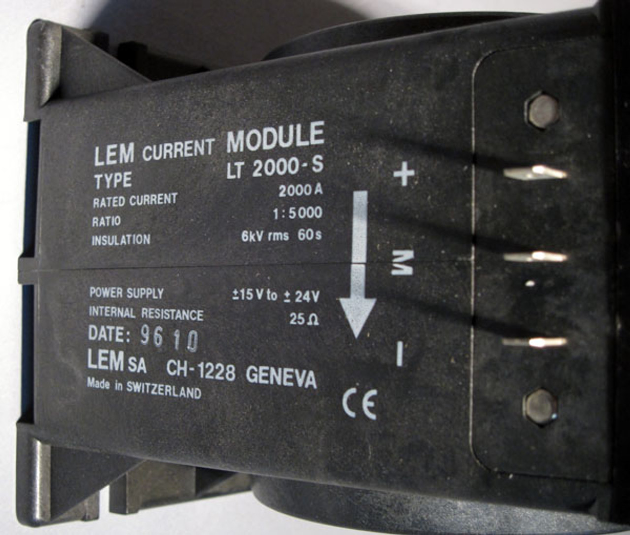 LEM LV200-AW/2/SP1 Voltage Module 20mA 10000:2000 Transducer Siemens PLC LV  200 (PM1535-3) - River City Industrial