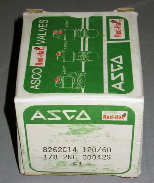 8262C14 - Gas/Fluid Valve, 275PSI, 110VAC Coil (Automatic Switch Co.)