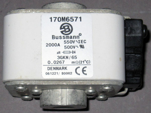 170M6571 - 2000A 550V Fuse (Bussmann)