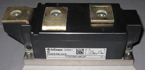 TT425N12KOF - 1200V 425A dual SCR/Thyristor (Infineon, formerly