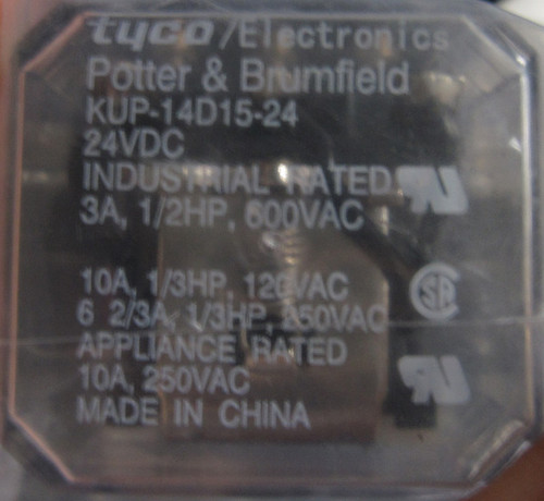 KUP-14D15-24 - Relay - 24VDC (Tyco Electronics)