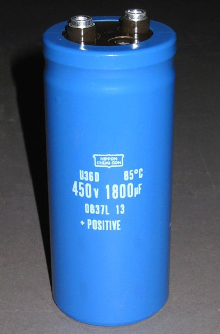 南コンゴ産 ポギーオオツノカナブン f. refino ペア 84mm 58mm Electrolytic Capacitors, 450V 1800uF, p/n E36D451HPN182MCB7M
