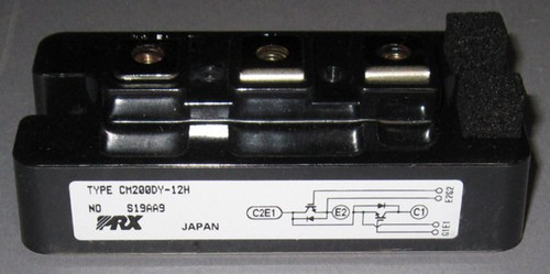 CM200DY-12H - 600V 200A dual IGBT module (Powerex)