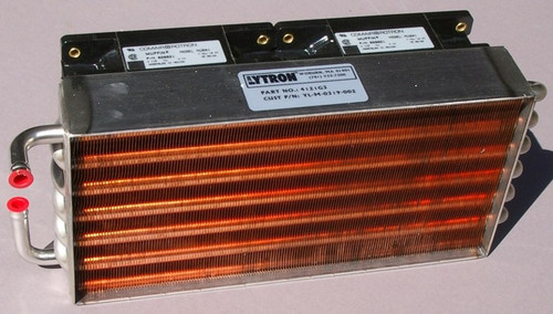 4121 G3 - Lytron Stainless Steel / Copper Fin Heat Exchanger with 115VAC  Fans - Electro Store