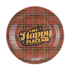 Life is Better at the Campsite Paper Plates, Large, Red Plaid