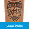 Life is Better at the Campsite Wrapped Tumbler, Wood Grain, 20 oz.